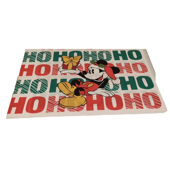 Disney Mickey Mouse Double Sided Christmas Standard Size Pillowcase HO HO HO - Picture 8 of 8